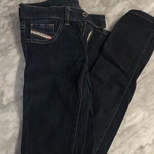 Diesel Blue Skinny Jeans with Stretch Fit